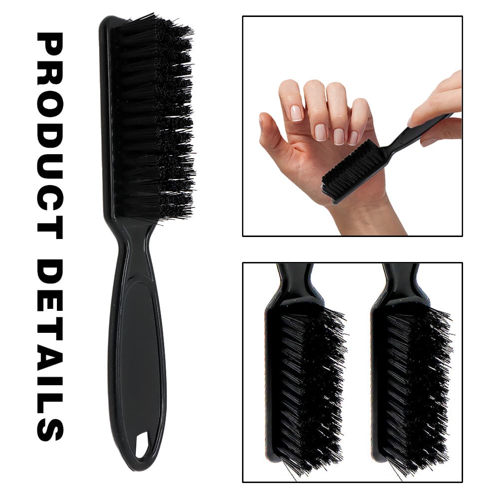 In Stock Nail Tool Straight Handle Brush Nail Cleaning Brush Multifunctional Plastic Brush Nail Dust Brush Nail Brush
