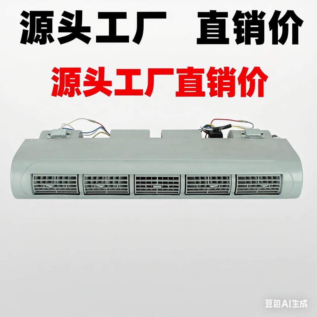 Car Air Conditioner 228 Evaporator for Commercial Trucks, Vans, RVs, School Buses, Ambulances, Vehicle Cooling Retrofit 24V