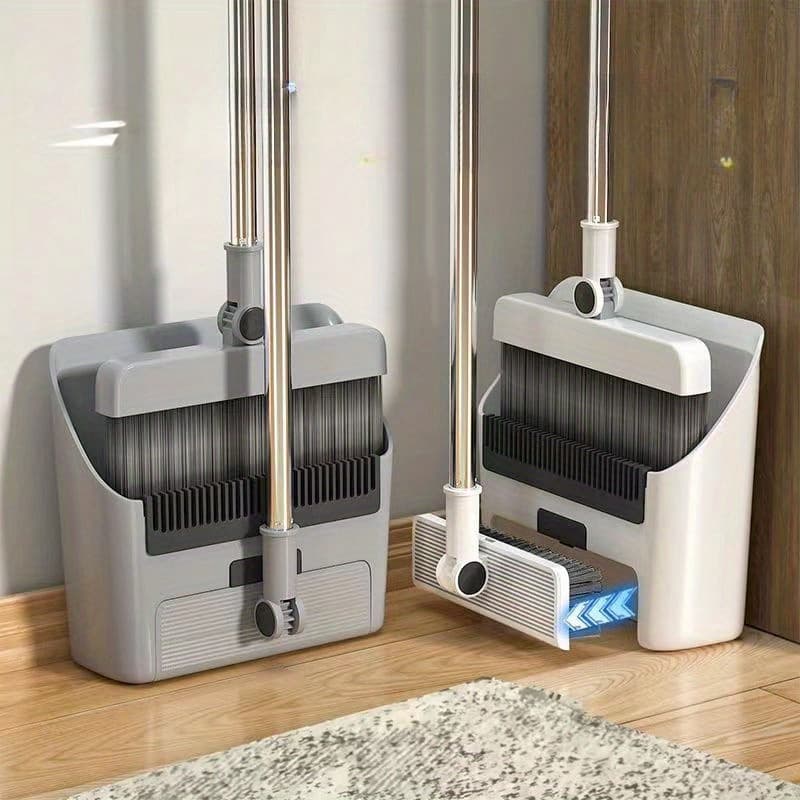 2026 New Cross-border Drop Shipping 3-Piece/Set Household Broom Floor Brush and Dustpan Set Cross-border Drop Shipping