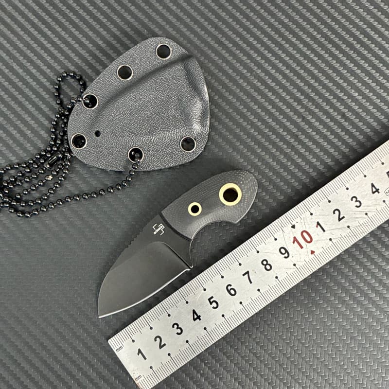 Cross-border Hot Selling K-sheath Neck Knife Mini Hanging Neck Knife EDC Portable Tactical Knife Creative Small Knife Necklace Outdoor Knife