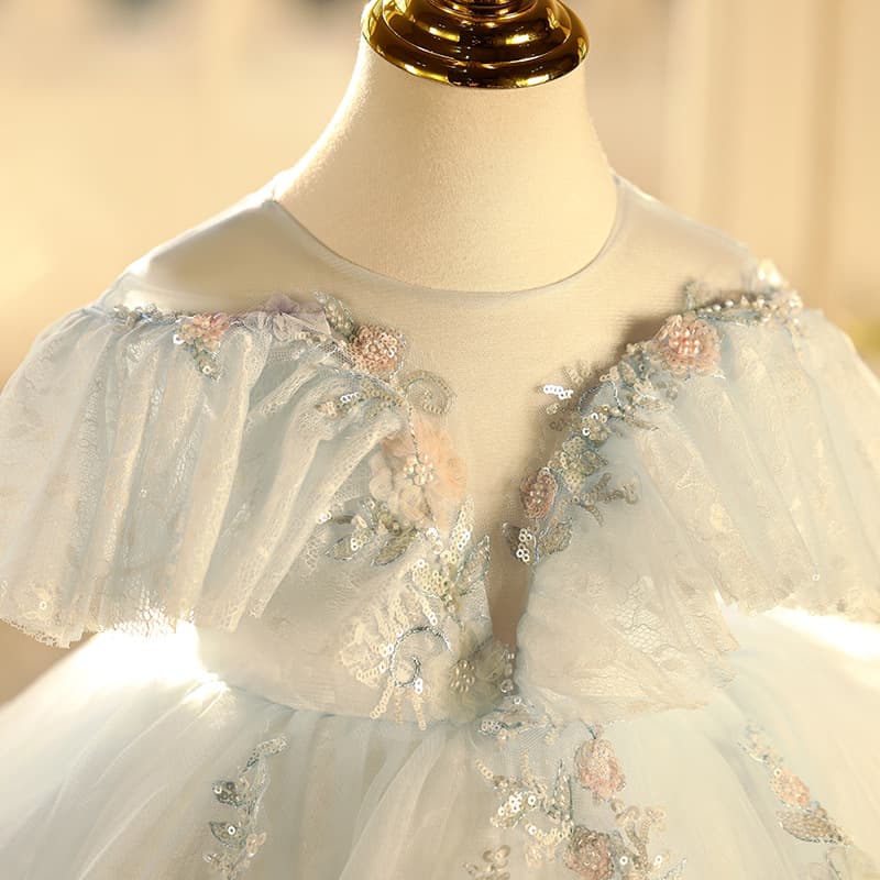 Children's Princess Dress for Girls Birthday Party, Host, Piano Performance, Formal Gown for Girls Premium