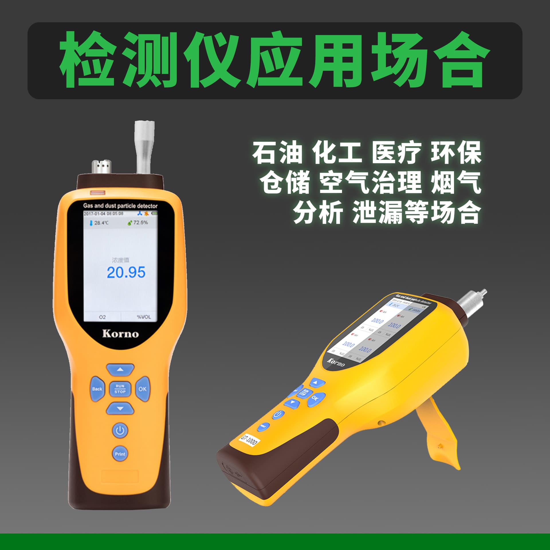 Custom Portable Dimethylformamide Gas Detection Alarm GT-1000-K1-DMF-PID Explosion-Proof