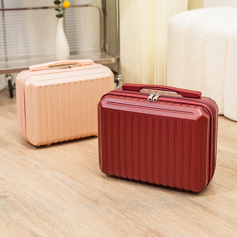Manufacturer wholesale new mini portable small box 14-inch cosmetic case suitcase student lightweight boarding storage box