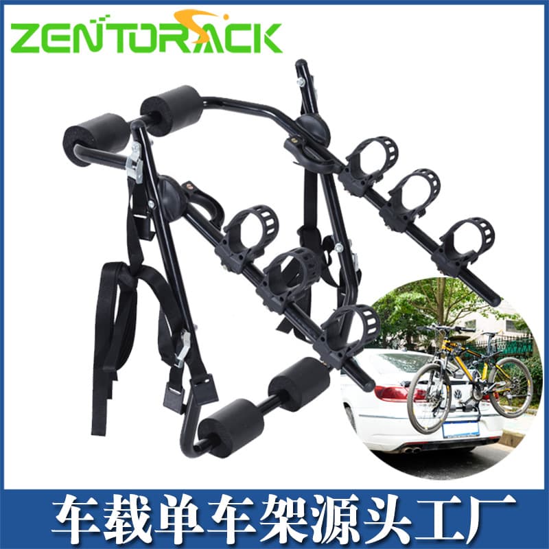 ZENTORACK Car Trunk Bike Rack Rear Mount Bicycle Carrier Hanging Back Rack