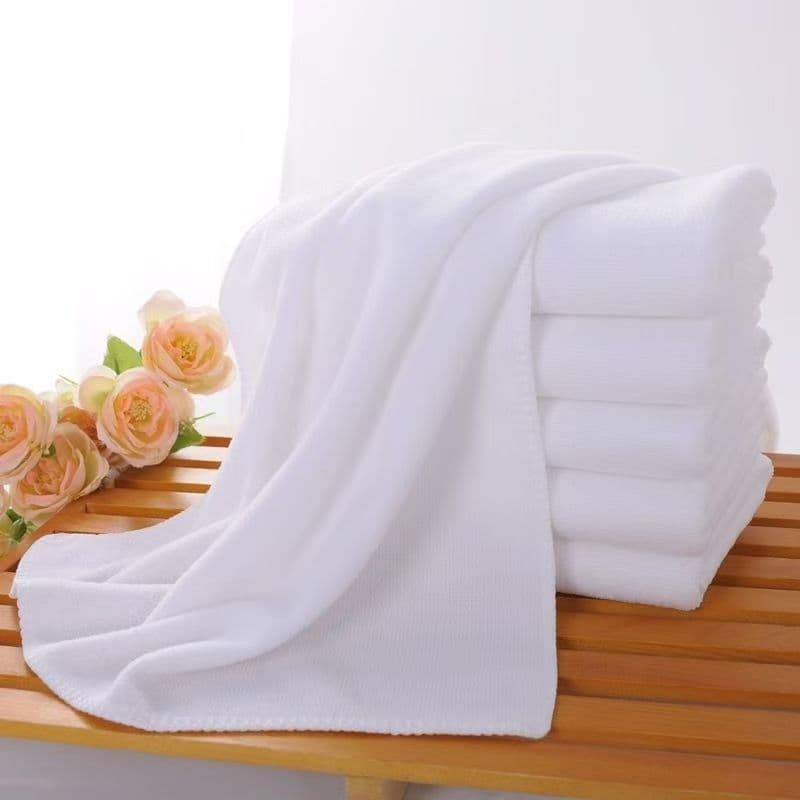 200g Manufacturer Supply Disposable White Small Towel, Thickened for Beauty Salons, Hotels, Bathhouses, Foot Spa Use