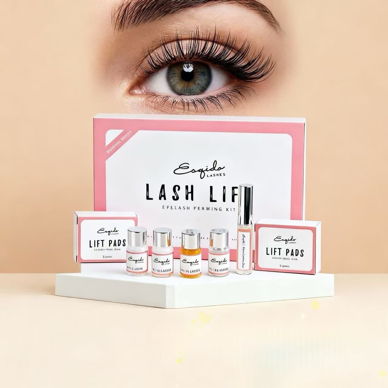 Cross-border Keratin False Eyelashes Wholesale Doll Curl Lash Lift Kit Dye Perm Tool Korean New Style