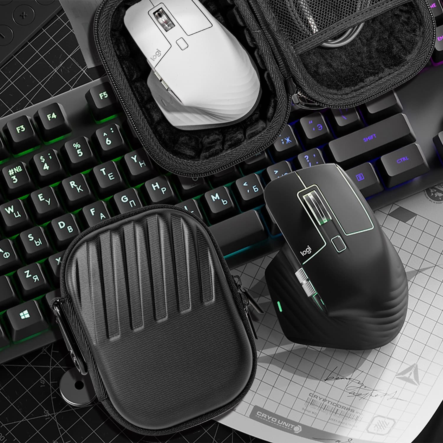 Suitable for Logitech MXMaster3s/4MX MASTER4 Razer Viper V3Pro wireless mouse carrying case
