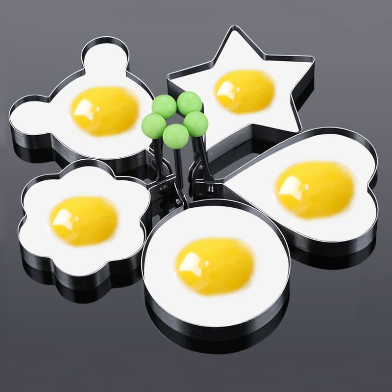 Thickened Stainless Steel Omelette Mold Love Shape Creative Omelette Ring Fried Egg Poached Egg Tool