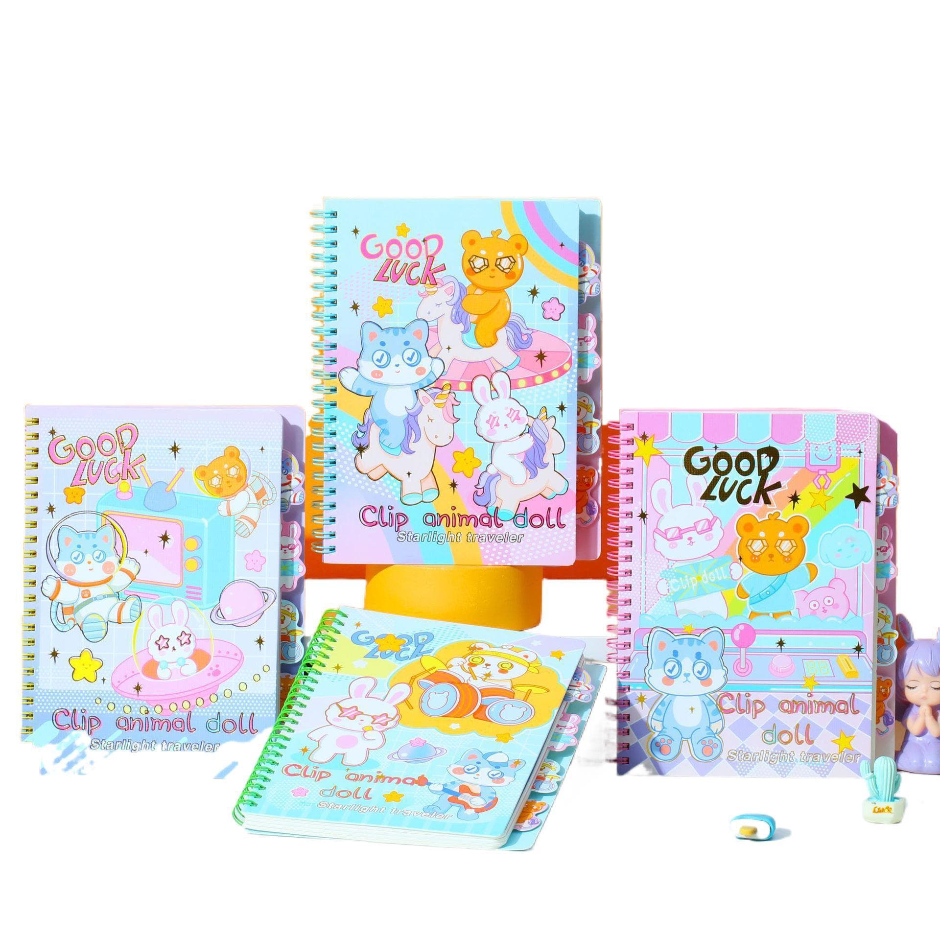 Notepad, Stylish Portable Notebook, A5 Hot Stamping Coil Notebook, Note-Taking Diary, Cross-Border Notebook