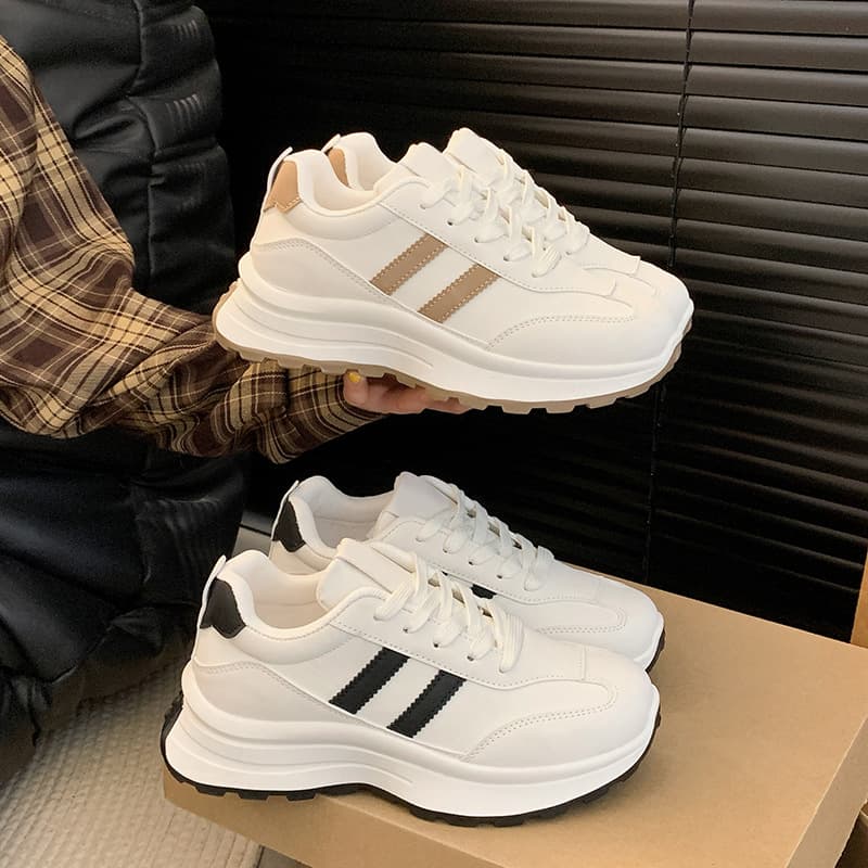 Popular Thick-Soled Sports Shoes for Women 2025 Spring & Fall New Student Versatile Dad Shoes Casual Moral Training Shoes Large Size 42