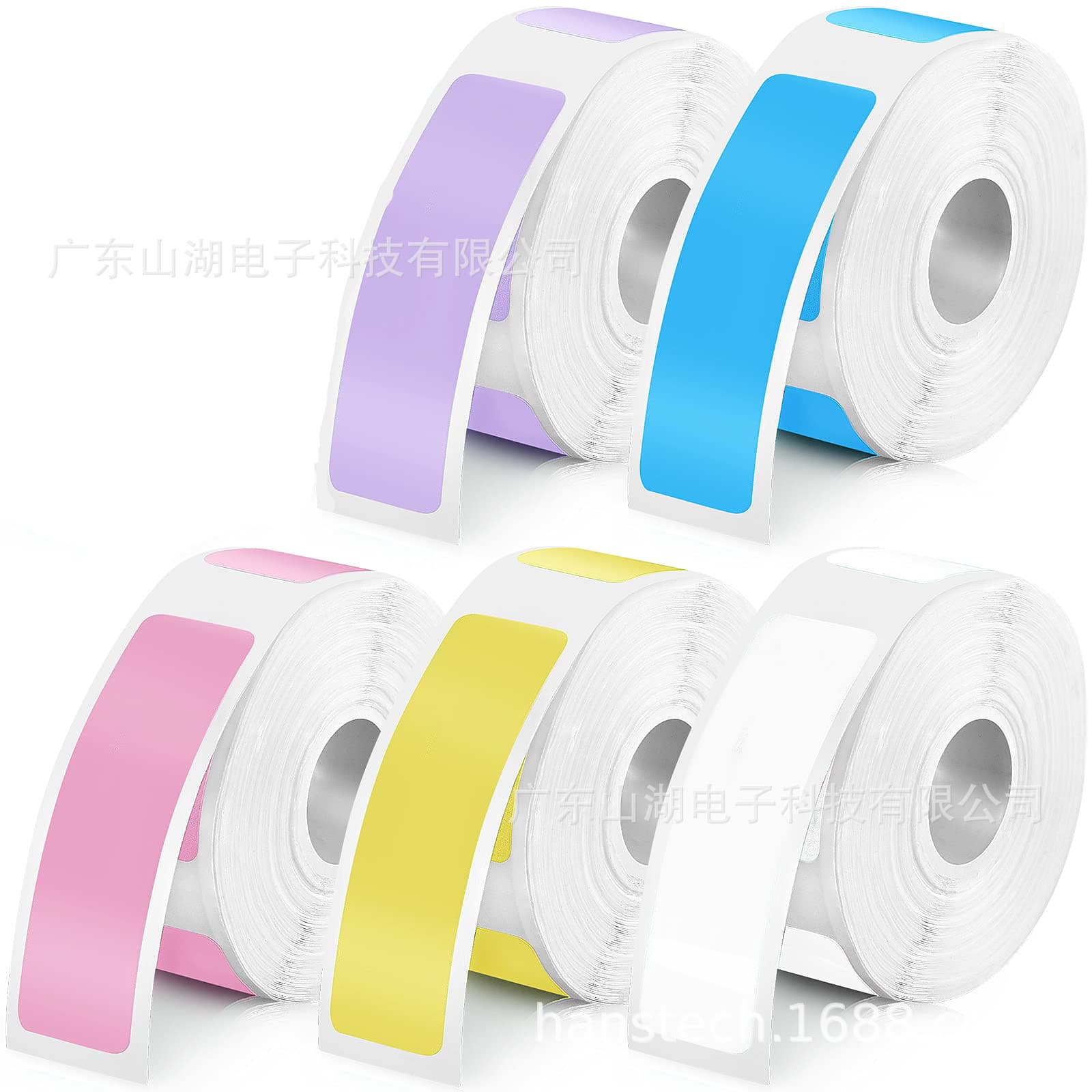 Cross-border Amazon Small Roll Color D30 Label Printing Paper L12*40 D30 Label Paper L11P11P15 Stickers