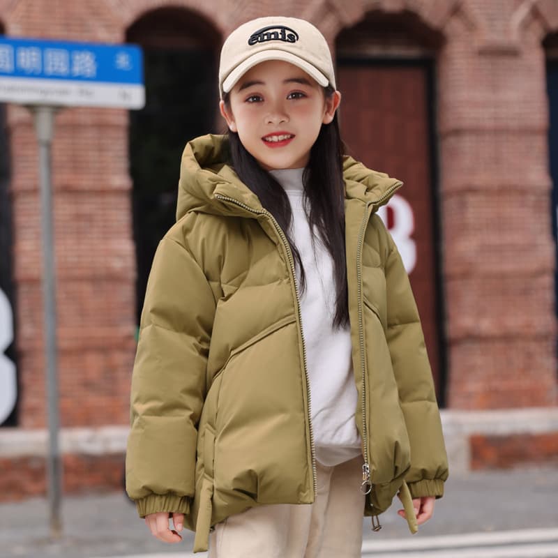 Boys and Girls Down Jacket Mid-Length Children 2025 New Korean Style Thick Warm Youth