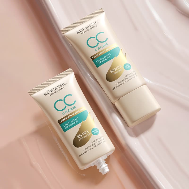 Cross-border KORMESIC Color Correcting CC Cream Series, natural lightweight fit long-lasting makeup, factory wholesale for export