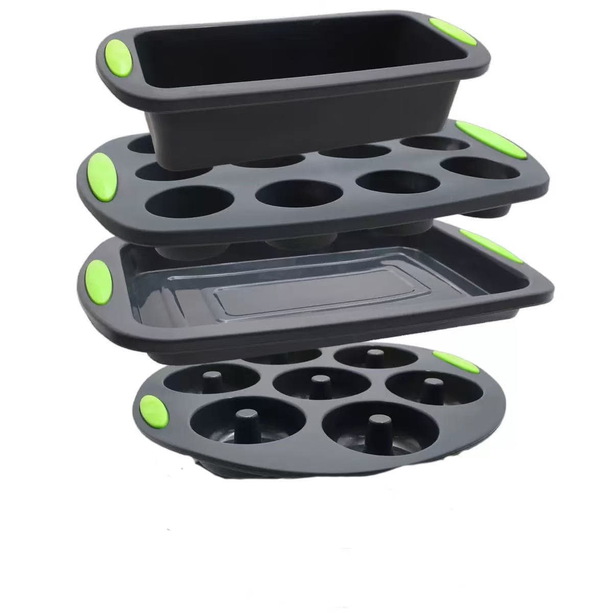 New Multiple Round Silicone Cake Molds 12-Cup Muffin Baking Mold Oven Pastry Cheese Bread Mold