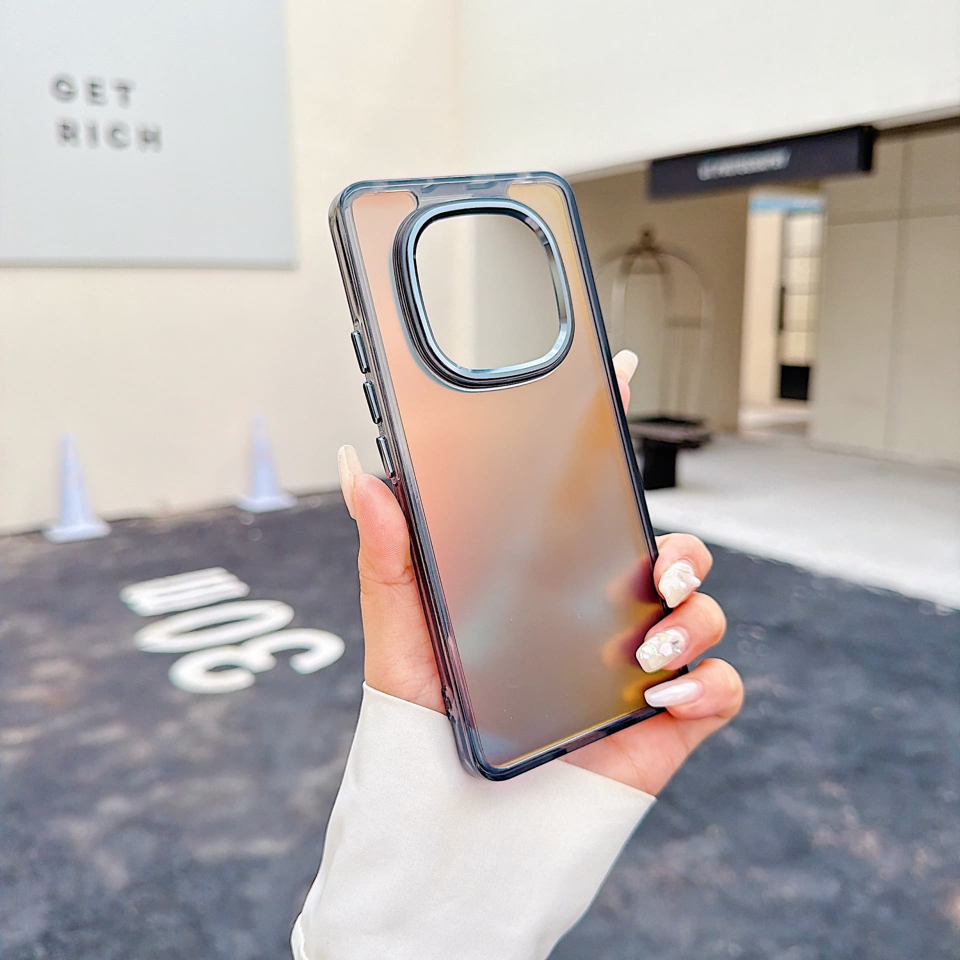 Suitable for Xiaomi Redmi note14Pro bright shadow chameleon mobile phone case Xiaomi 17TPro frosted protective cover