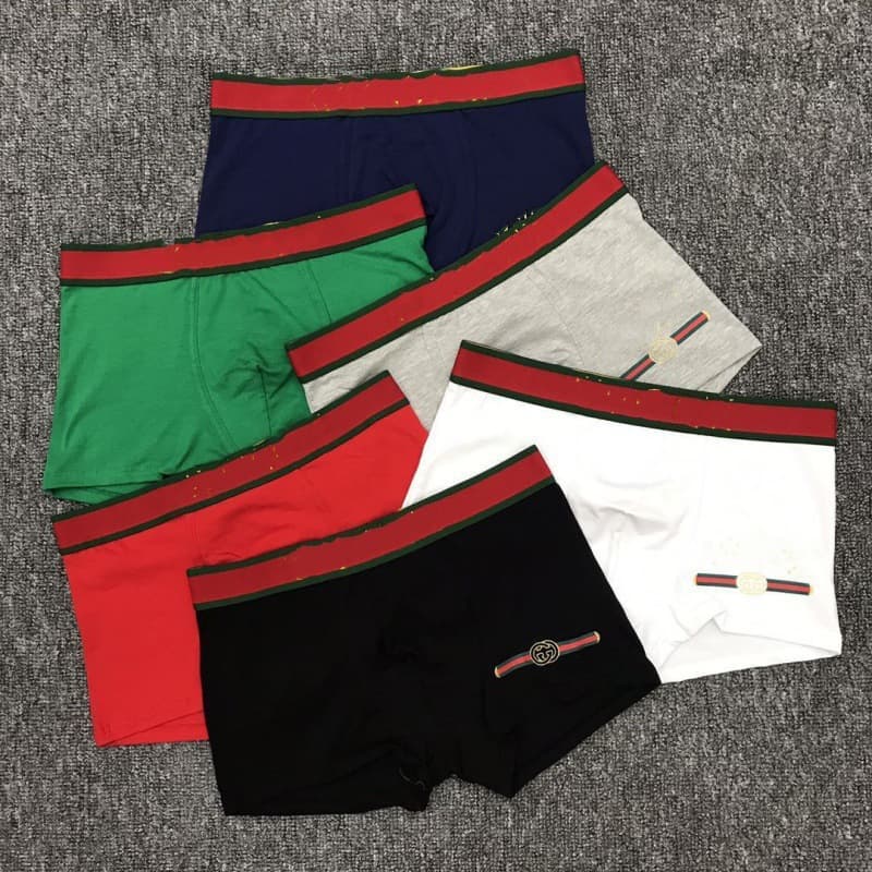 Trendy men's boxer briefs with double G print - available for dropshipping.