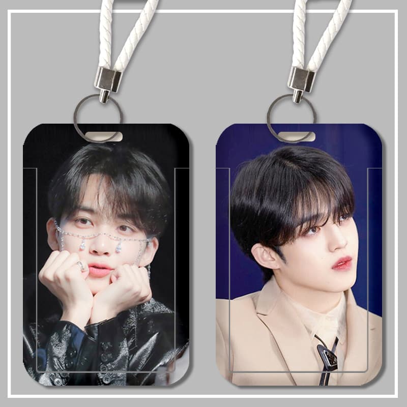 Student Card Holder Badge Case for Meal Card, School ID, Bank Card, Access Card - SEVENTEEN S.Coups Hoshi
