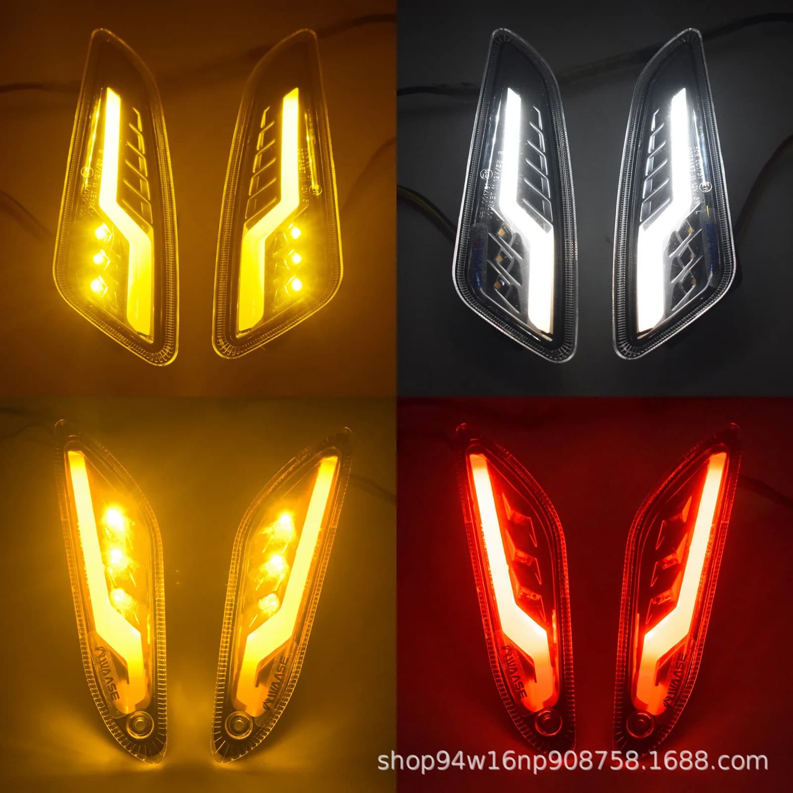 Suitable for Vespa Sprint sprint spring motorcycle modified LED front and rear turn signal assembly day trip