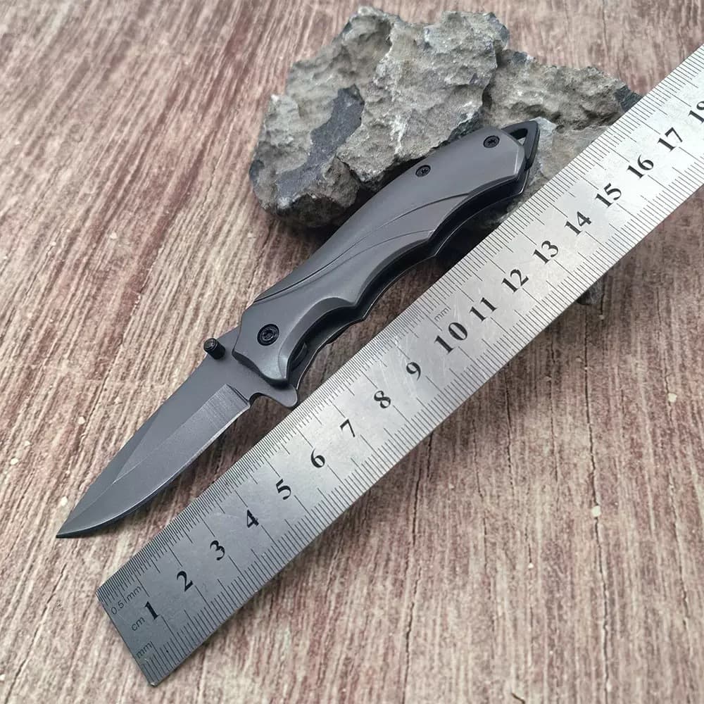 Factory Mike Folding Knife Outdoor Self-Defense Knife Multi-Function Tool Outdoor Survival Folding Knife Full Steel Fruit Knife