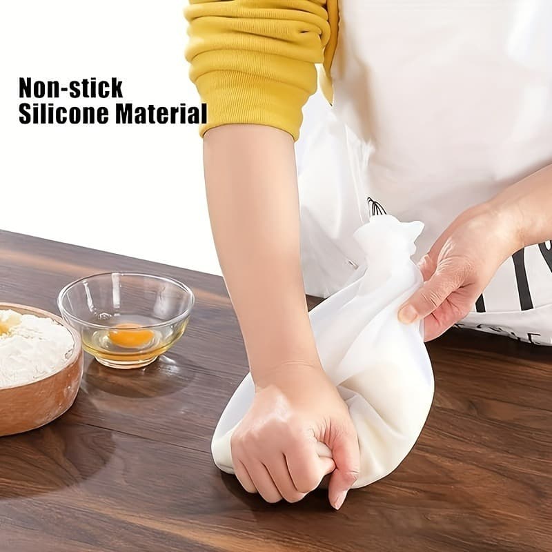 Thickened silicone dough kneading bag for home use, non-stick, baking and proofing, food-grade