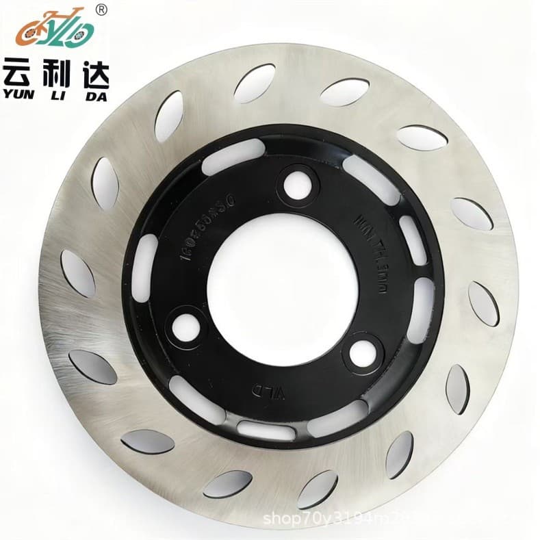 E-Bike Concave Brake Disc, Motorcycle Front & Rear Brake 180mm, Wear-Resistant
