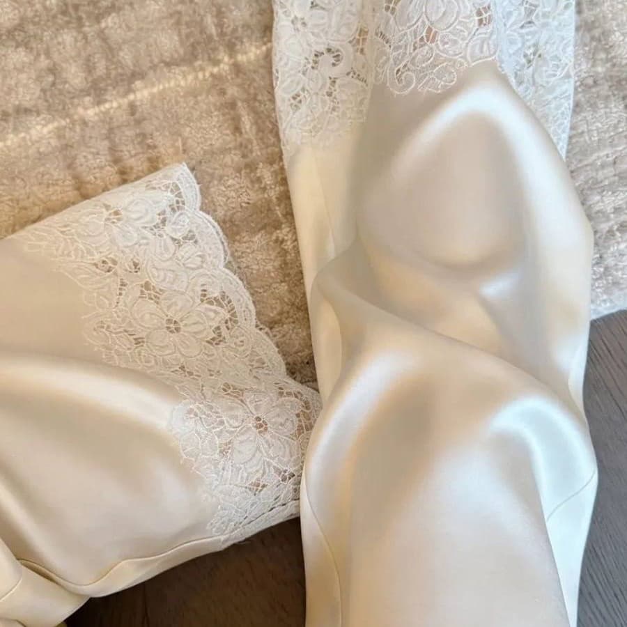 Elastic Waist New Chinese Style Silk Drape Lightweight Casual Pants 2026 Spring Summer Loose Slimming Hollow Silk