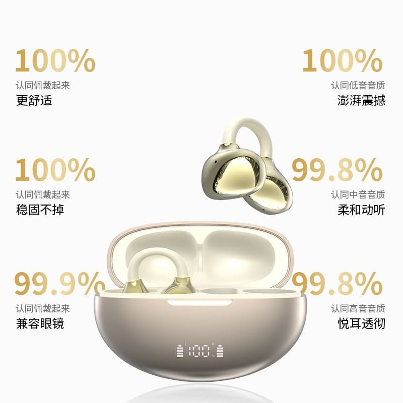 2026 new q108 Bluetooth headset wireless ear clip wireless Bluetooth headset super long battery life headset Bluetooth