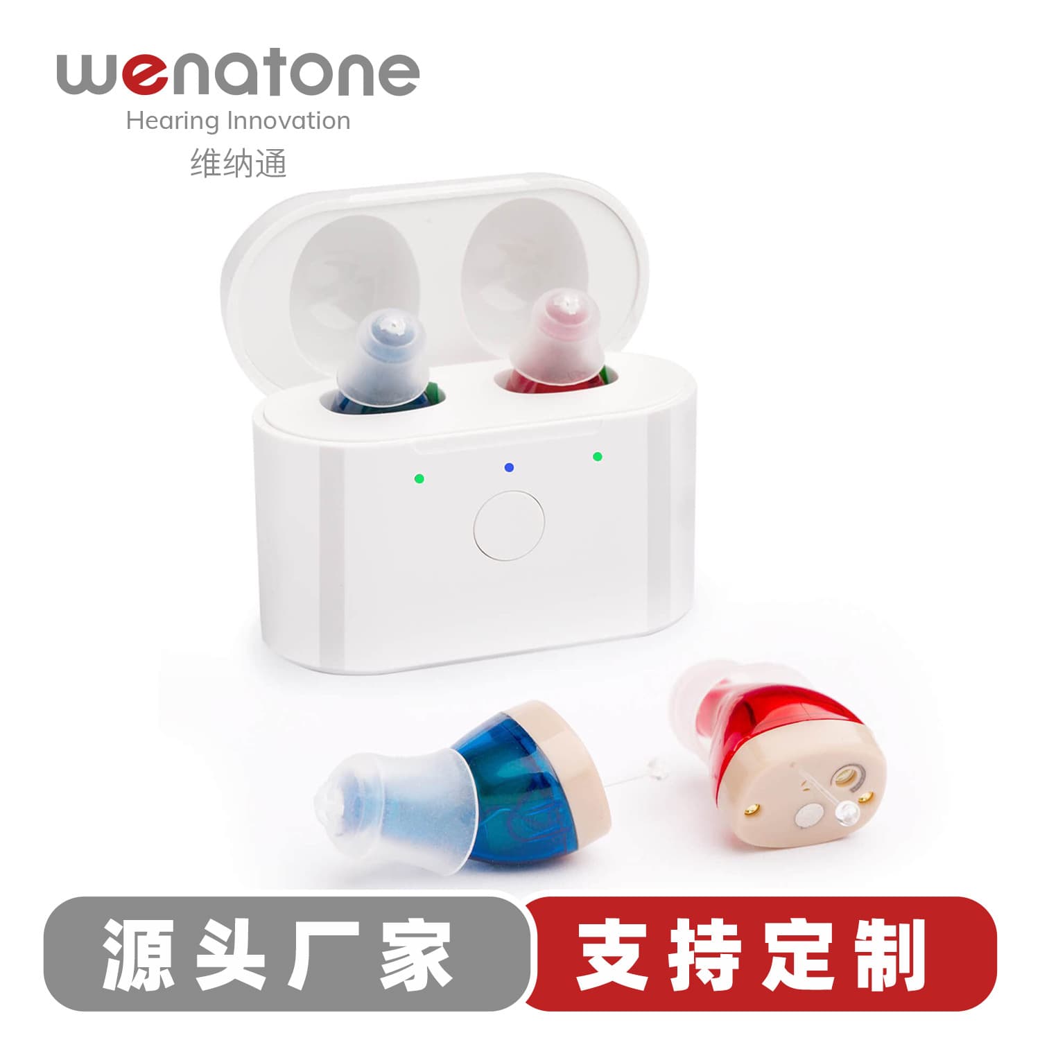 Cross-border Trade Exclusive In-ear Hearing Aid TWS Rechargeable Sound Collector Invisible Behind-the-Ear Sound Amplifier