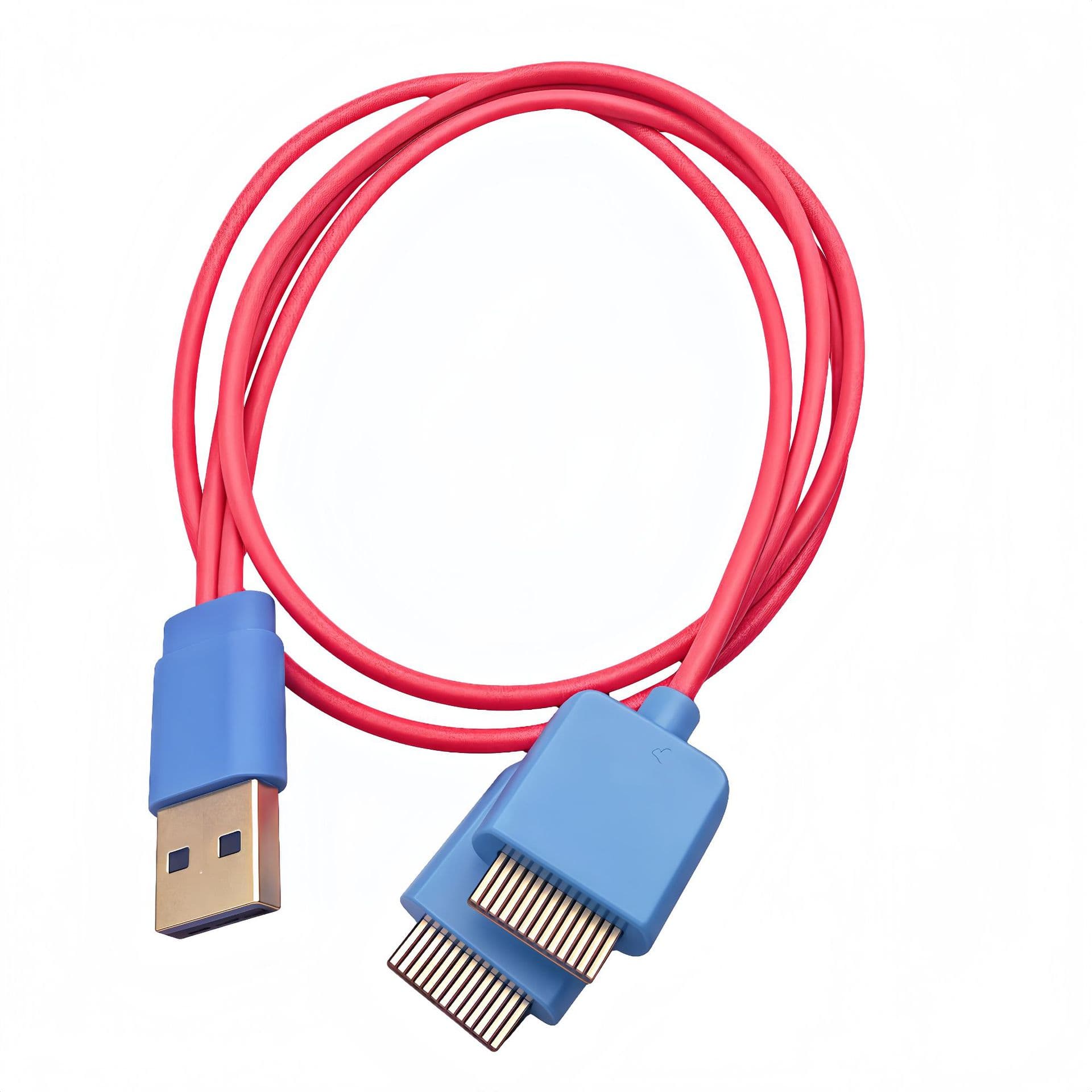 Switch game console 2nd generation terminal connector/double-sided plug/with A male data cable/one-to-two interface, colored