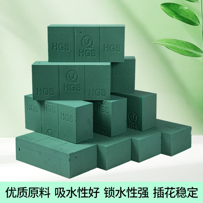 Flower mud flower mud dried flower mud flower shop special flower mud block flowers moisturizing absorbent sponge factory one piece wholesale