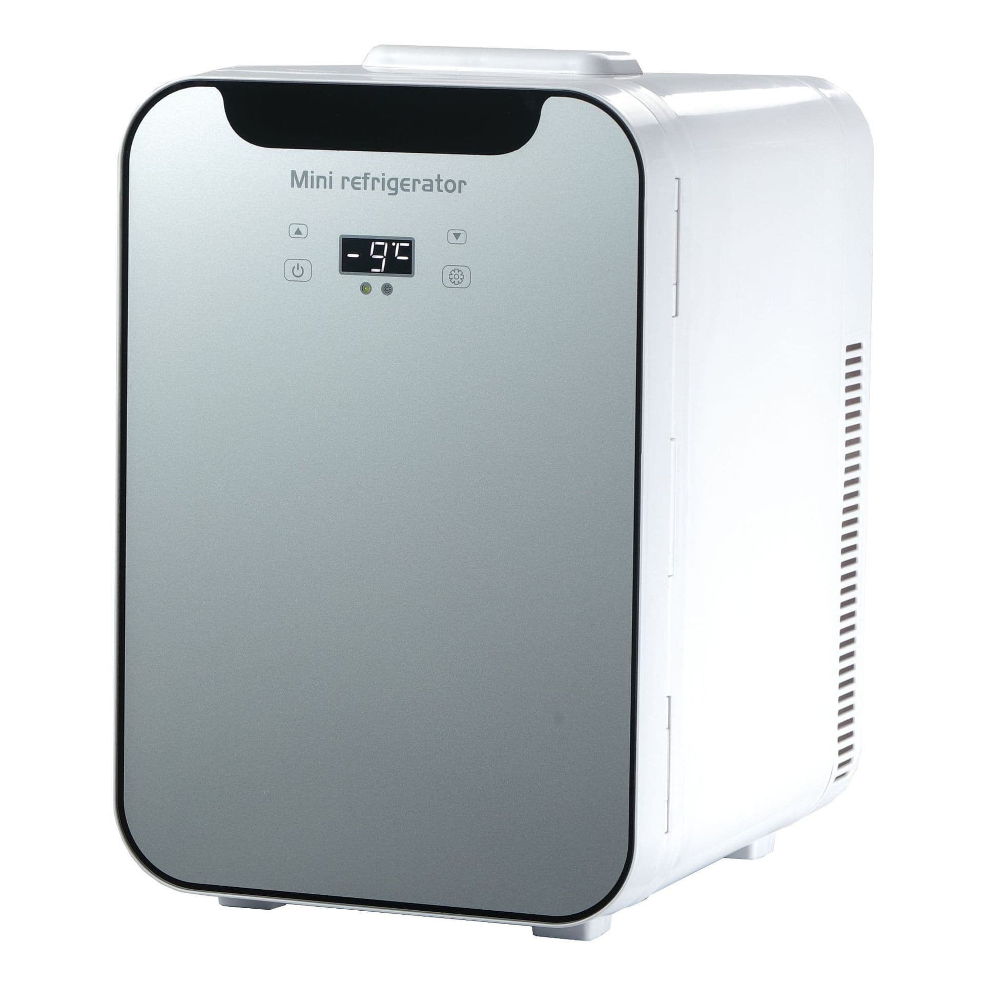 Cross-border Europe and America 20L Mini Small Refrigerator for Home, Student, Cosmetics, Dual Use for Car and Home, Portable Cooling with Digital Display