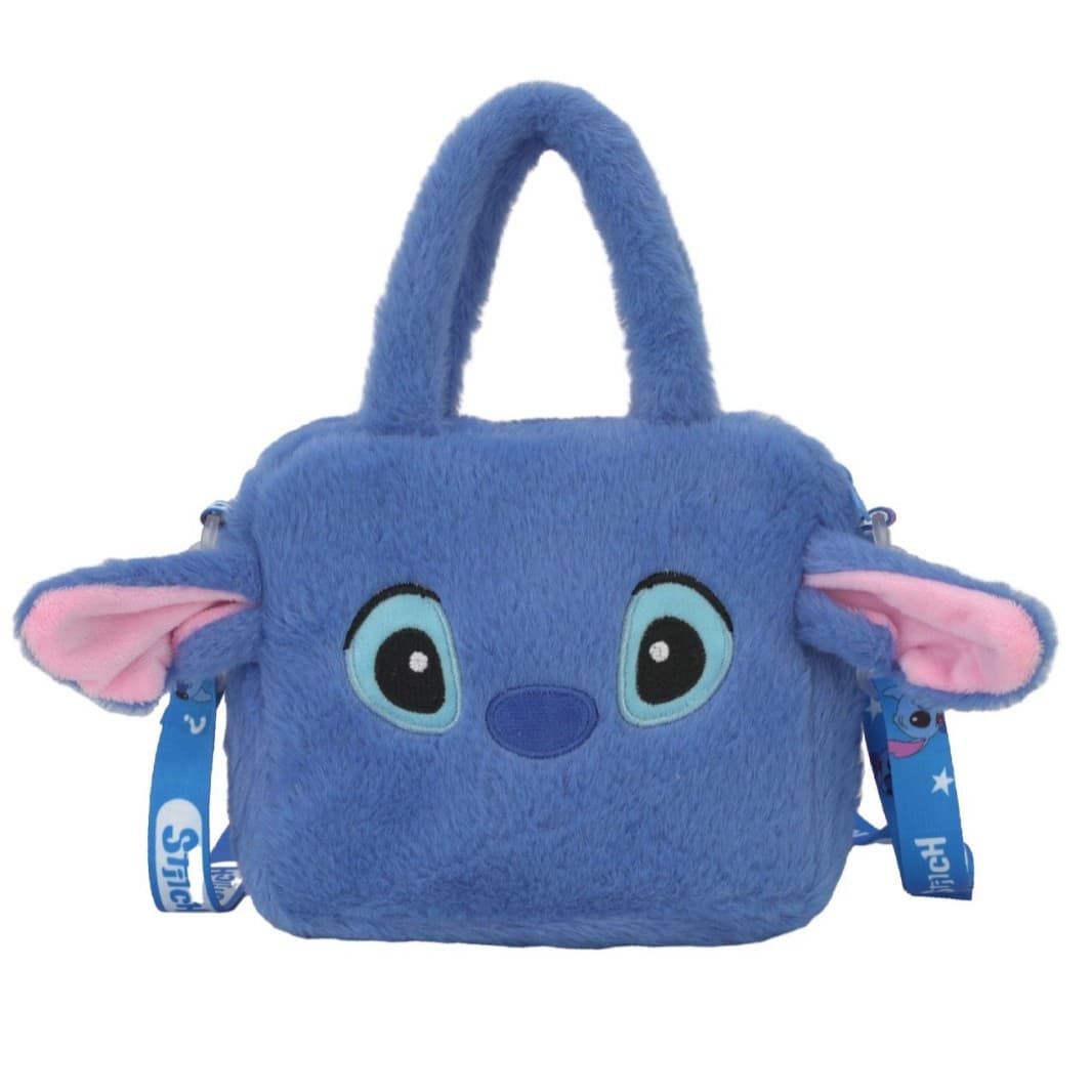New Stitch Plush Backpack Soft Cute Casual Crossbody Bag Adorable Plush Toy Handbag Cartoon Cute Wholesale