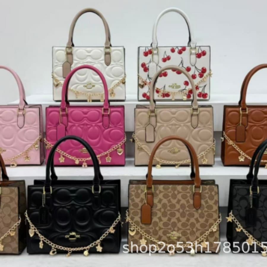 Cross-border wholesale tote bag 2025 women's crossbody tote bags classic print single shoulder casual versatile
