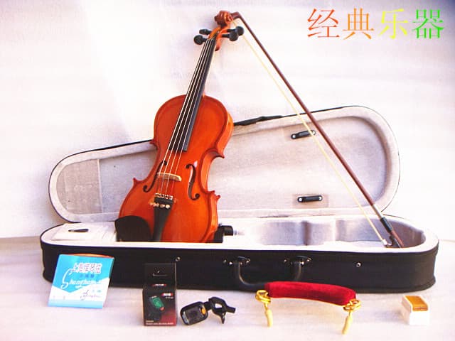 Violin Beginner Adult Student Home Basswood Playing Matte Glossy Violin Full