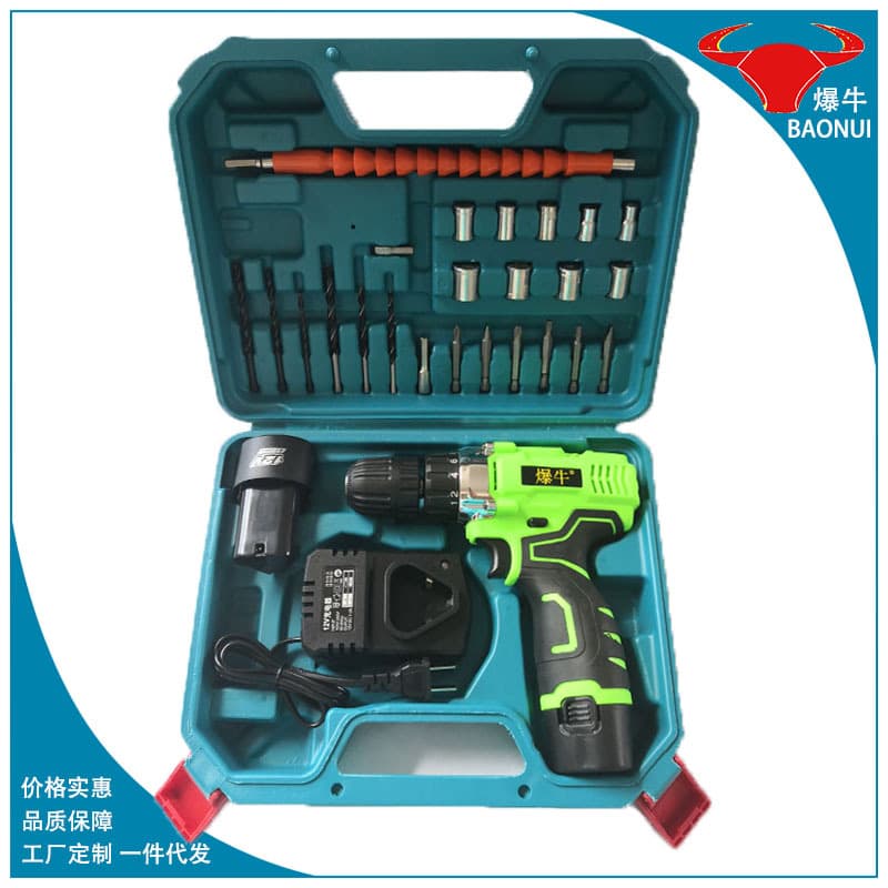 Baoniu 12V Lithium-Ion Cordless Drill Driver Kit, Electric Power Tool Set for Drilling and Screw Driving, 10C High-Drain Battery, Home Improvement Tool