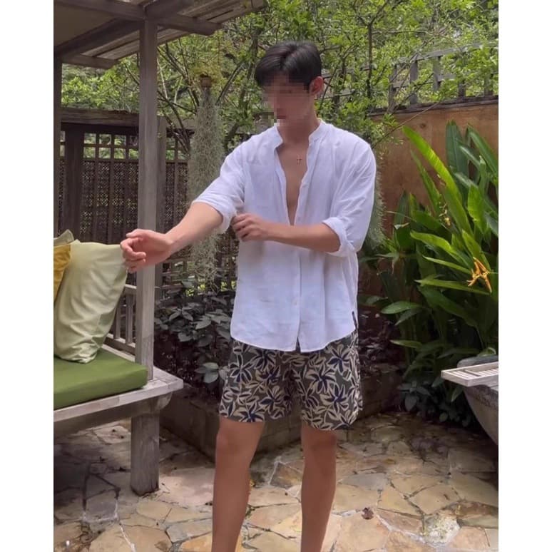 Men's Color Cotton Linen Shirt Summer Relaxed Effortless Old Money Style Loose Long Sleeve Shirt Sun Protection Jacket