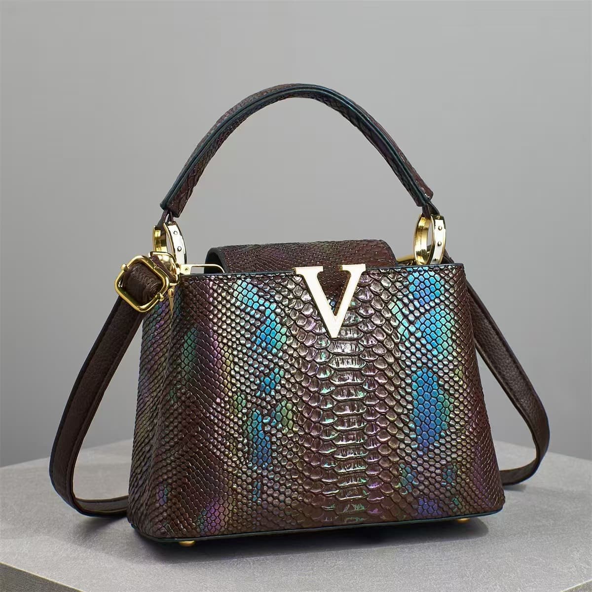 Versatile Elegant New Korean Style Handbag Trendy Women's Exquisite Shoulder Bag Crossbody Bag Women's Bag Large Bag Ladies