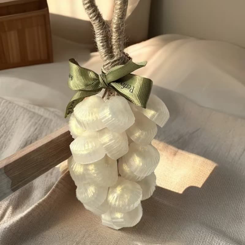 Cross-Border Exclusive Supply of Jie Li Baby Shell Grape Scented Soap, Handmade Essential Oil Soap, Aromatherapy Souvenir