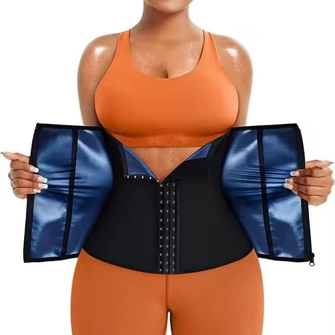Cross-border women's sweat-busting abdominal belt, postpartum girdle, sports waist-slimming and body-shaping sauna belt support