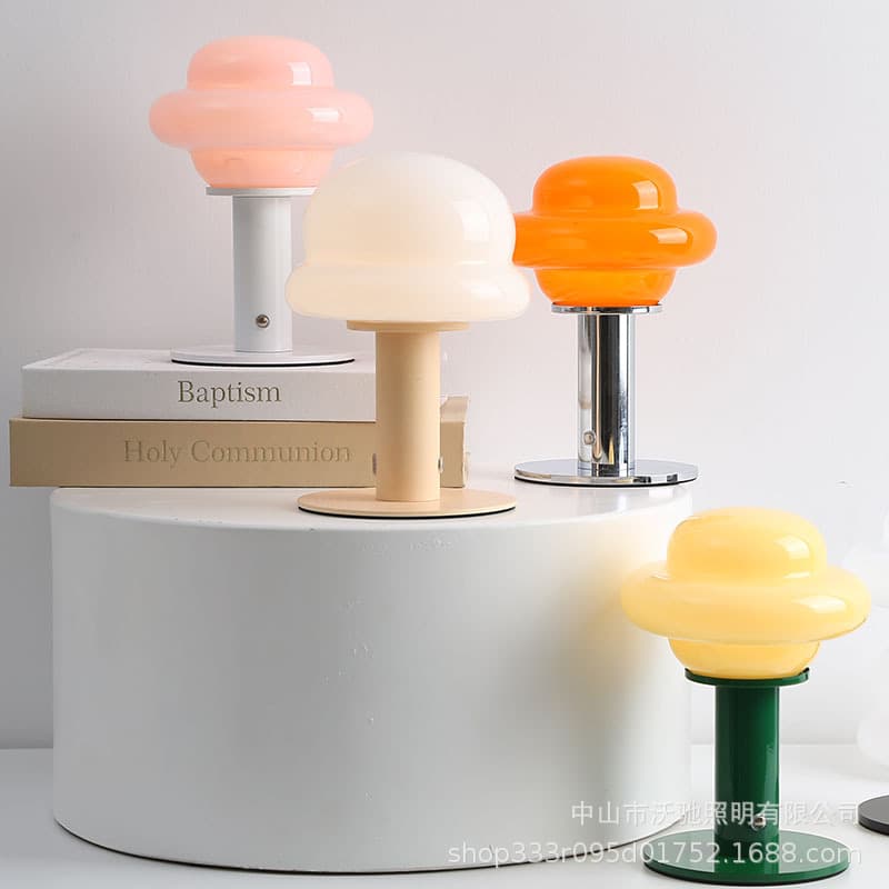 Cross-border Mid-century Bauhaus Conch Desk Lamp Ins Korean Style Atmosphere Light for B&Bs, Cafes, Bedroom, Desk