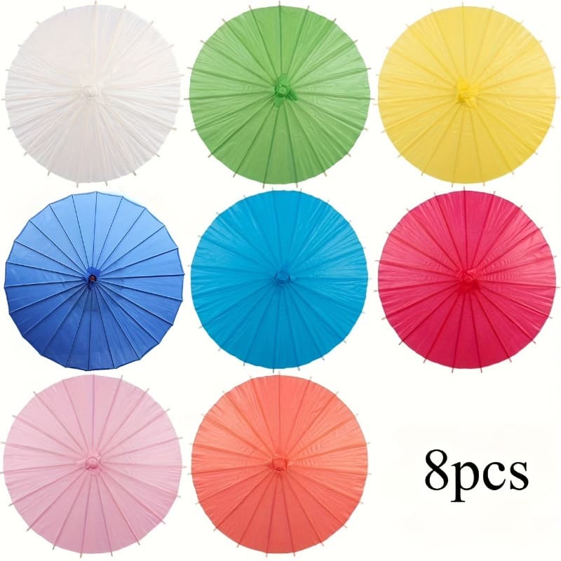 Paper umbrella diy hand-painted umbrella kindergarten creative children's umbrella hand-painted umbrella graffiti umbrella blank oil paper umbrella