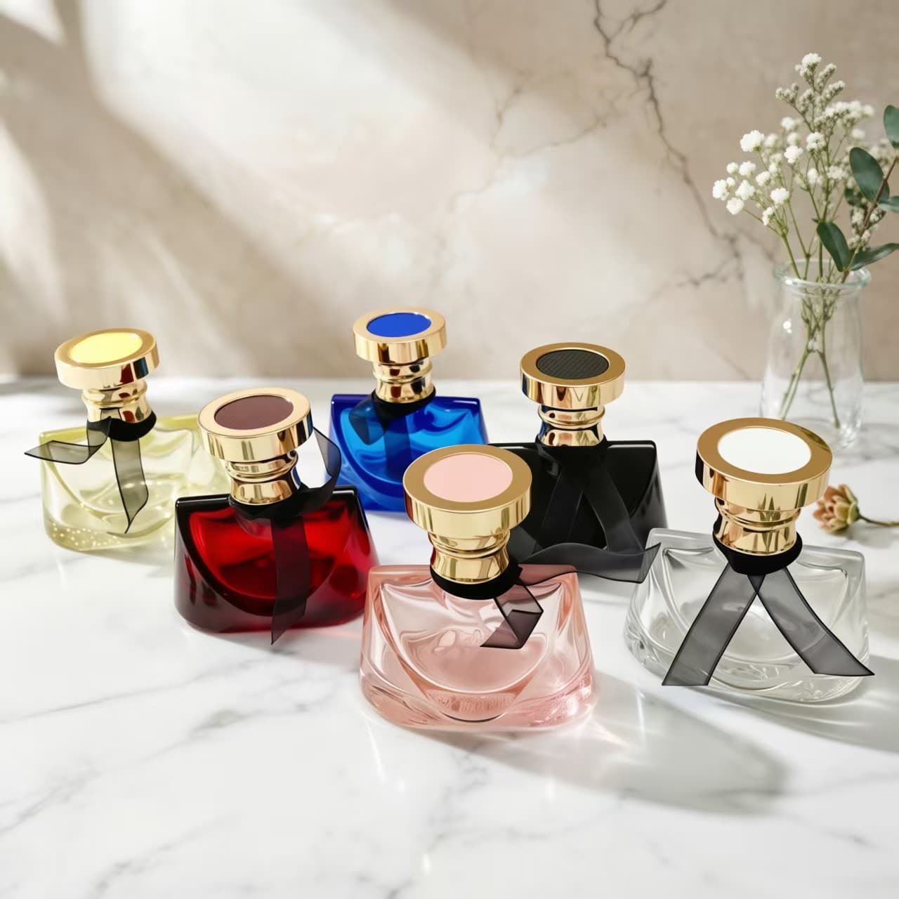 30ML Premium Perfume Atomizer Bottle, High-end Sample Portable Travel Press Spray Bottle, Cosmetic Dispensing Container