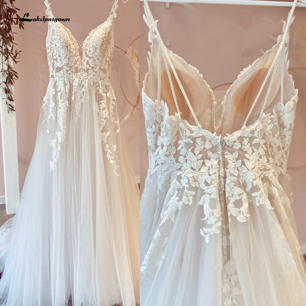 Fairy Forest Light Wedding Dress 2025 New Cross-Border Strapless Outdoor Gown Elegant Luxury High-End Wedding Dress for Women