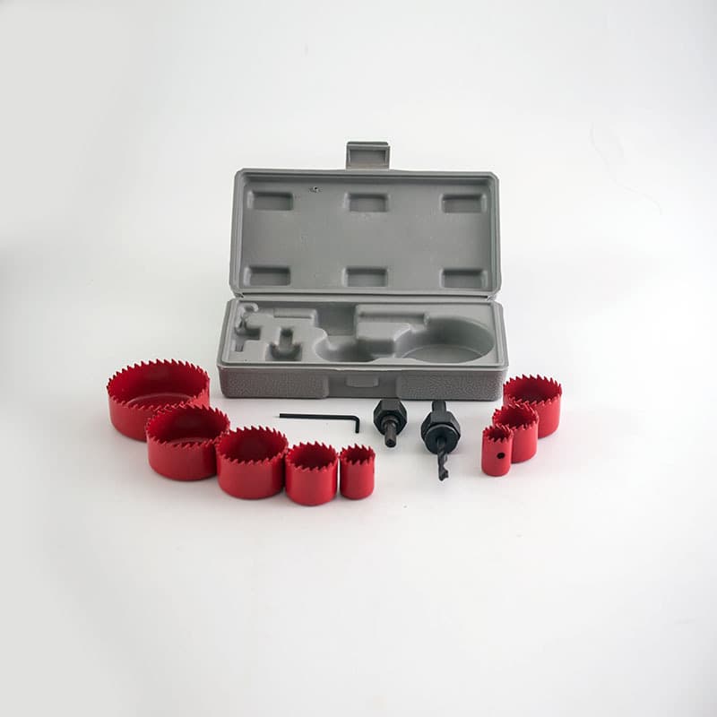 Woodworking-Specific 11-Piece Hole Cutter Set, Ground Teeth Thin Wood Board, PVC Board, Can Lights, Cross-Border Drill Bit Kit