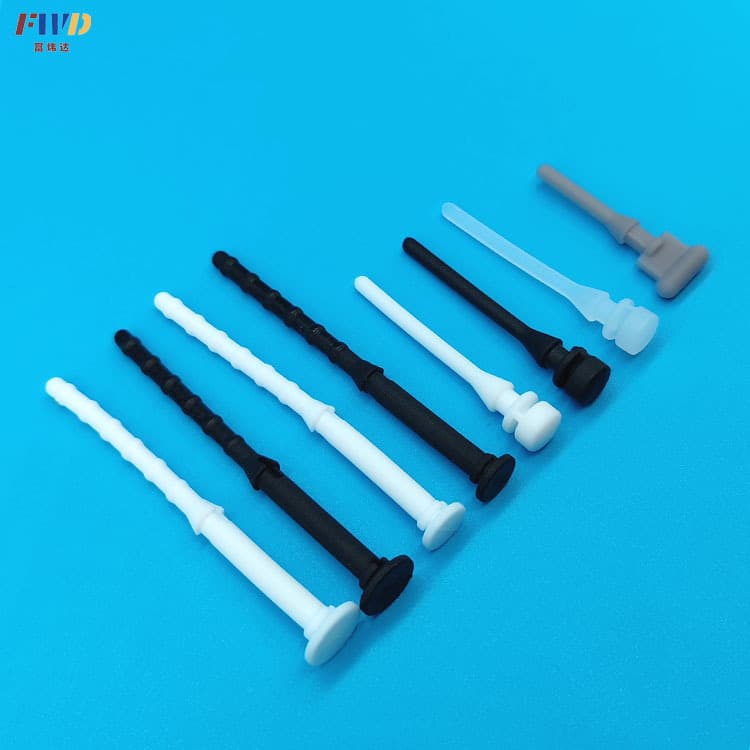 Computer Case Fan Shockproof Long Rubber Nails CPU Cooler Anti-Vibration Hand-Pull Soft Rubber Nails Fasteners Replace Screws