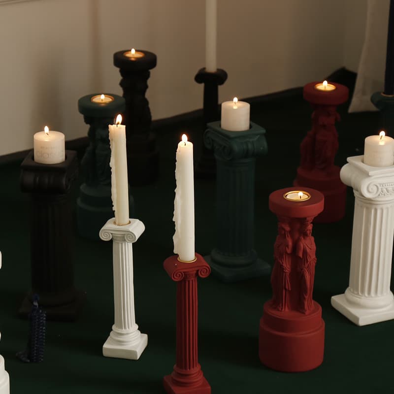Greek European style Sophia Venus statue Roman column aromatherapy candlestick creative soft decoration model room furnishings