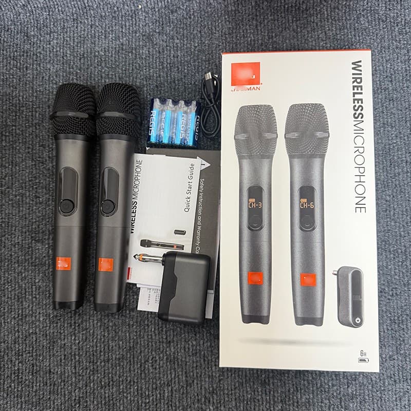 Cross-border Trade Wireless Microphone One-to-Two Wireless Microphone PartyBox Wireless