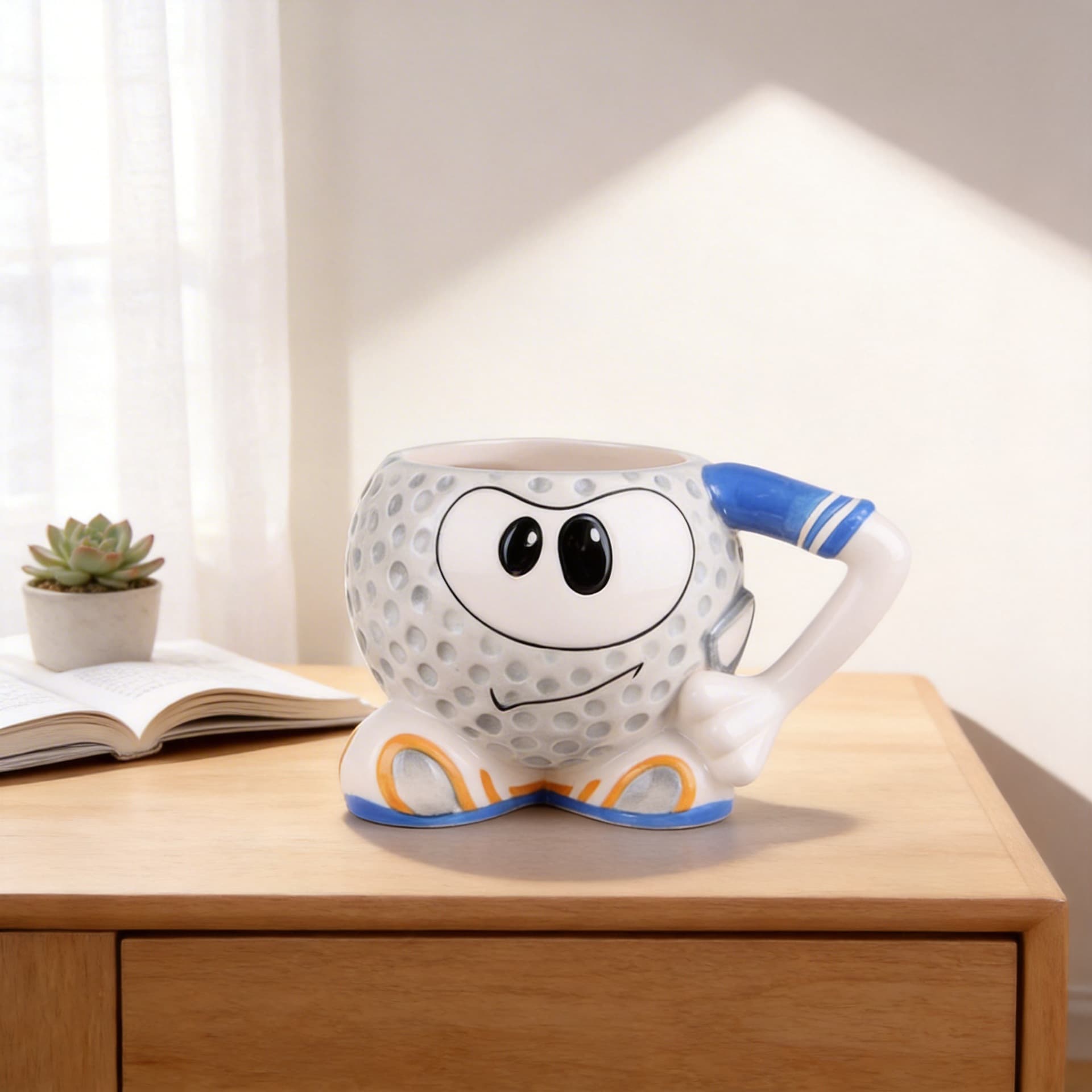 World Cup Custom Spherical Ceramic Mug Coffee Mug Amazon Best-Selling Spherical Series Ceramic Cup
