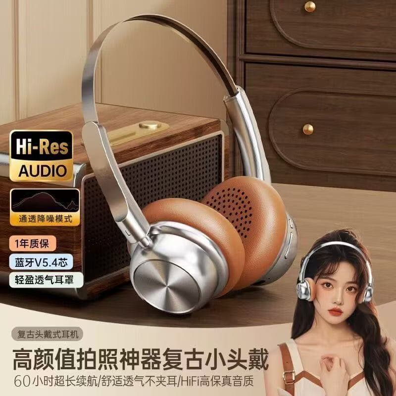 Best-selling K1 Over-ear Bluetooth Headphones, Vintage American Style Wireless Headphones for Export, Factory Direct