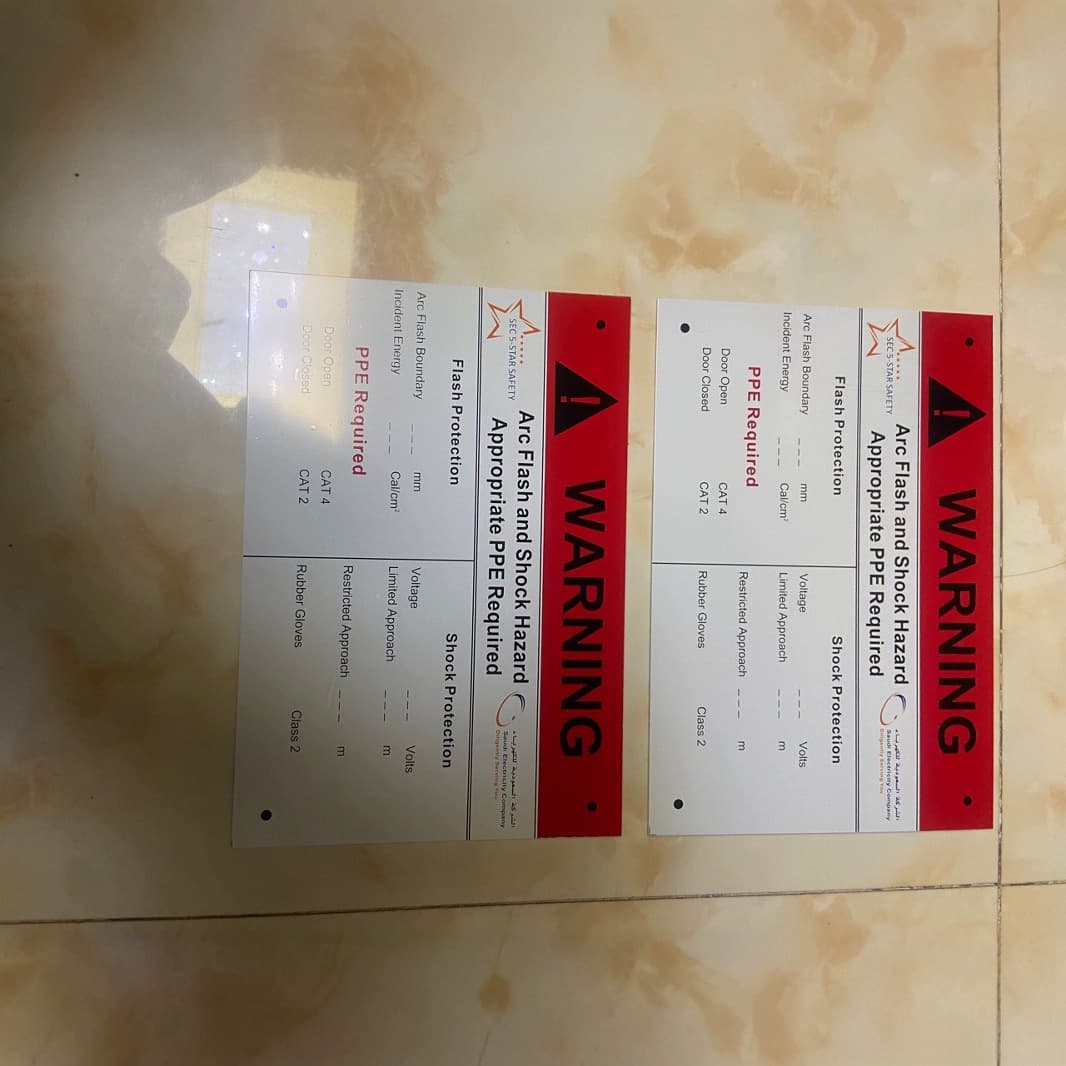Brady US imported arc flash label 102307 high wear-resistant standard professional sticker electrical equipment sticker